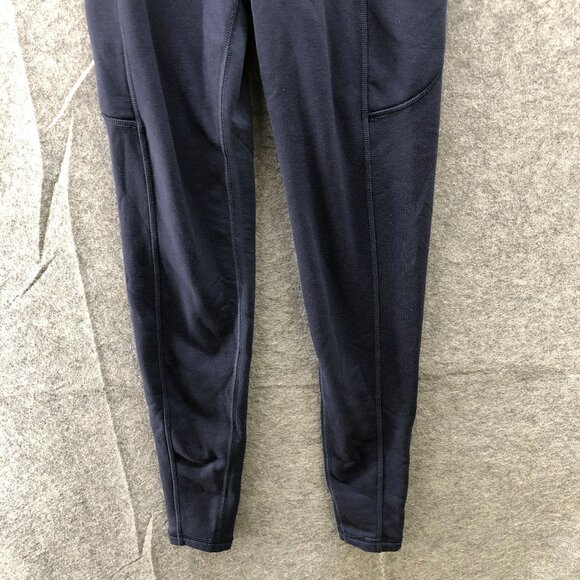 Athleta Altitude Tight In Polartec Power Stretch XXS Navy Blue Womens Leggings - Picture 4 of 8